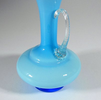 Italian Glass Vase from Empoli, 1960s-GIW-592419