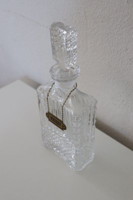 Italian Glass Whiskey Bottle, 1980s-DCO-1336660