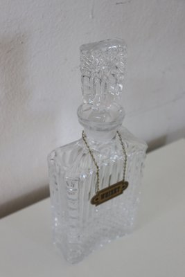 Italian Glass Whiskey Bottle, 1980s-DCO-1336660