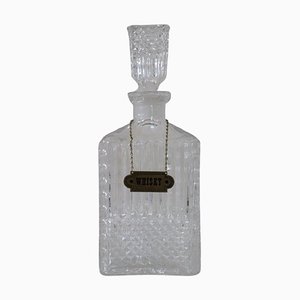 Italian Glass Whiskey Bottle, 1980s-DCO-1336660