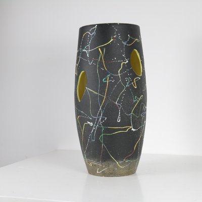 Italian Glazed Ceramic Vase by Lina Poggi Assolini, 1960s-SXX-1113330