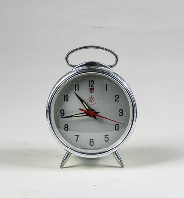 Italian Glazed Metal Alarm Clock from Helm, 1960s-RAQ-1231494