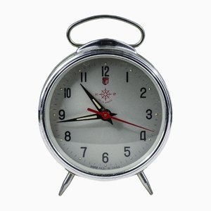 Italian Glazed Metal Alarm Clock from Helm, 1960s-RAQ-1231494