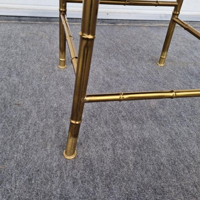 Italian Golden Brass Chair, 1960s-GSF-1098305