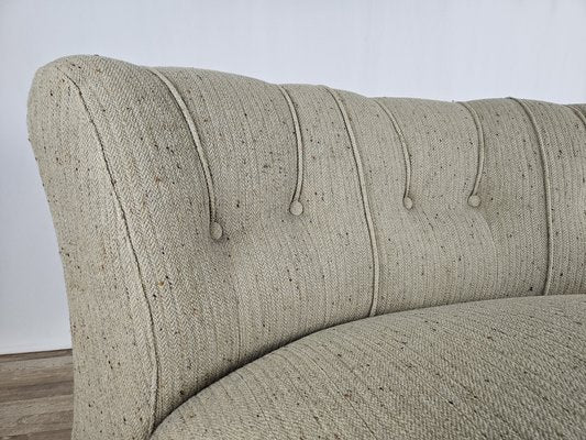 Italian Gray Modular Sofa in Fabric, 1970s, Set of 4-ZUW-1768845