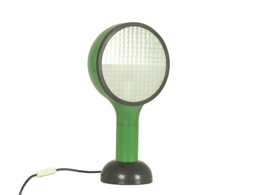 Italian Green and Black Plastic Table Lamp by Adam Thiani & Alberto Dal Lago for Francesconi, 1974-RD-1819310