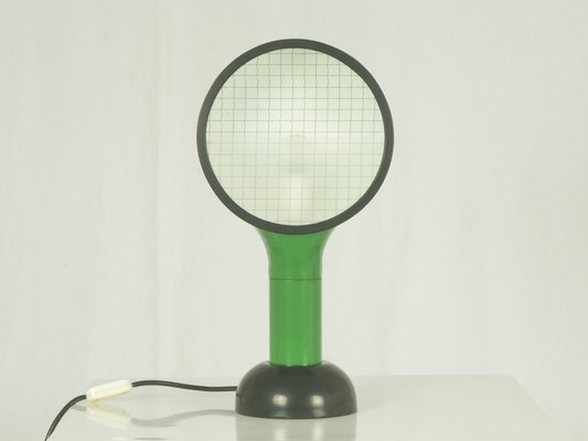 Italian Green and Black Plastic Table Lamp by Adam Thiani & Alberto Dal Lago for Francesconi, 1974-RD-1819310