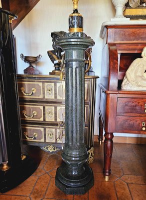 Italian Green Marble Column-AWH-1748676