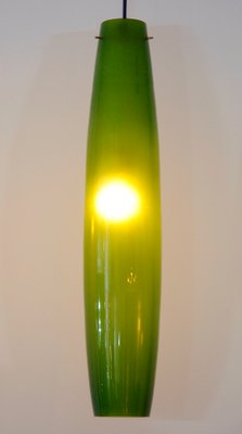 Italian Green Pendant in Murano Glass attributed to Alessandro Pianon for Vistosi, 1960s-HWV-1320520