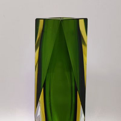 Italian Green Vase by Flavio Poli for Seguso, 1960s-QGR-1177481