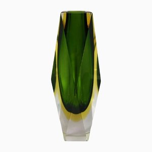 Italian Green Vase by Flavio Poli for Seguso, 1960s-QGR-1177481