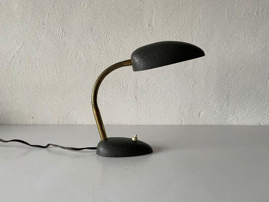 Italian Grey Metal Desk Lamp, 1970s-RDS-1147857