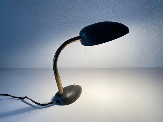 Italian Grey Metal Desk Lamp, 1970s-RDS-1147857