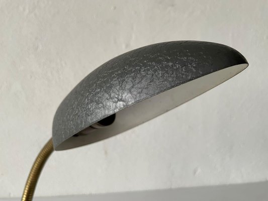 Italian Grey Metal Desk Lamp, 1970s-RDS-1147857