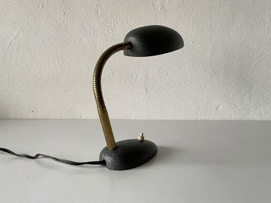 Italian Grey Metal Desk Lamp, 1970s-RDS-1147857