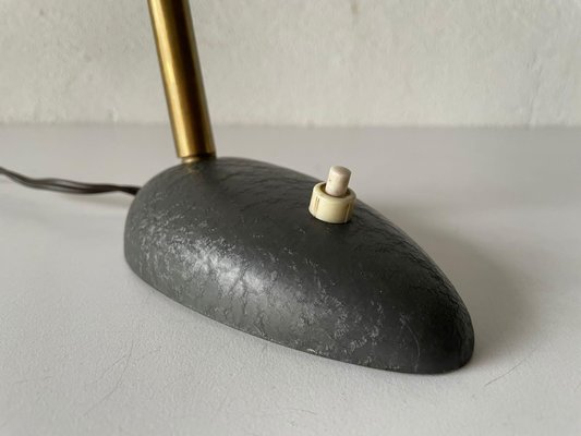 Italian Grey Metal Desk Lamp, 1970s-RDS-1147857