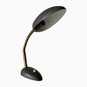 Italian Grey Metal Desk Lamp, 1970s-RDS-1147857