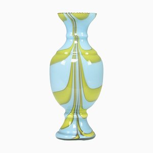 Italian Hand Blown Glass Vase, 1960s-GXL-1732345