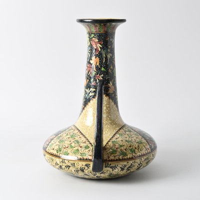 Italian Hand-Painted Pottery Vase from Molaroni, 1950s-IXK-2034034