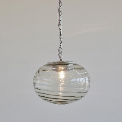 Italian Handblown Glass Pendant Light, 1960s-INL-1160239