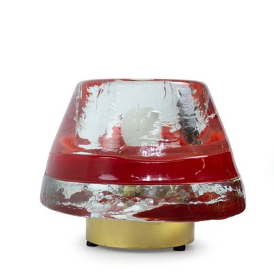 Italian Handmade Glass Table Lamp from Leucos, 1970s-TJQ-1742590