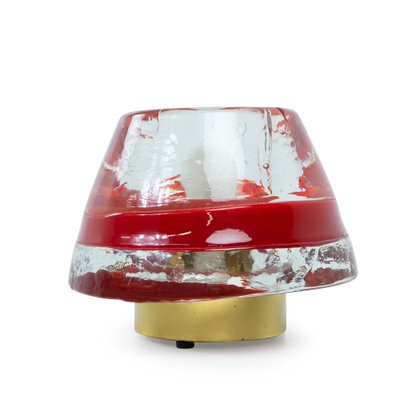 Italian Handmade Glass Table Lamp from Leucos, 1970s-TJQ-1742590