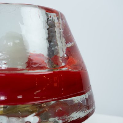 Italian Handmade Glass Table Lamp from Leucos, 1970s-TJQ-1742590