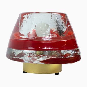 Italian Handmade Glass Table Lamp from Leucos, 1970s-TJQ-1742590