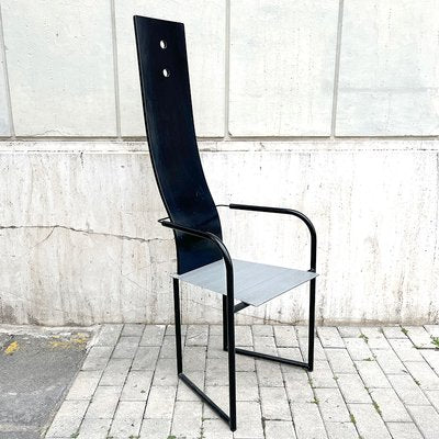 Italian Highback Chair, 1980s