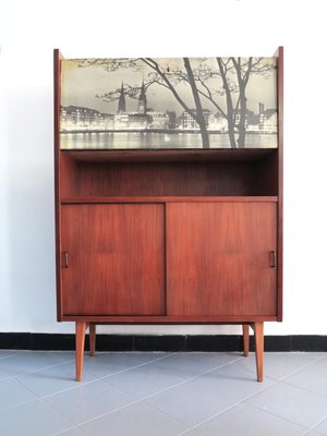 Italian Highboard with Cabinet, 1950s-GGK-1056608