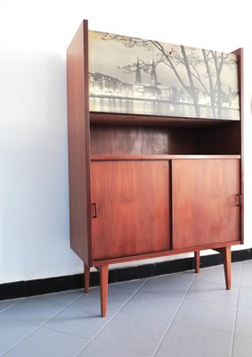 Italian Highboard with Cabinet, 1950s-GGK-1056608