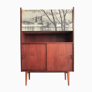 Italian Highboard with Cabinet, 1950s-GGK-1056608