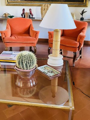 Italian Hollywood Regency Table Lamp in Bamboo for RCM, 1970s-TXN-1354505