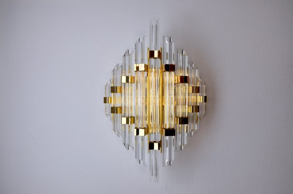 Italian Hollywood Regency Wall Light from Venini, 1970-EJE-960094