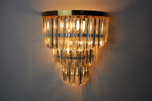 Italian Hollywood Regency Wall Light from Venini, 1970-EJE-960102