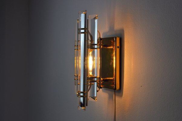 Italian Hollywood Regency Wall Light from Venini, 1970-EJE-960096