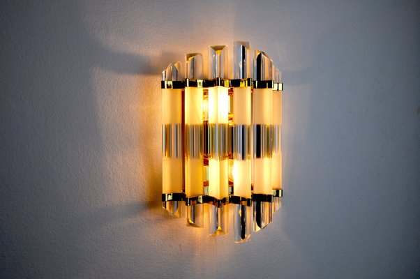 Italian Hollywood Regency Wall Light from Venini, 1970-EJE-960103