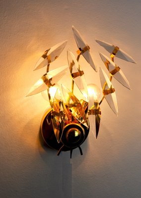 Italian Hollywood Regency Wall Light from Venini, 1970-EJE-960104