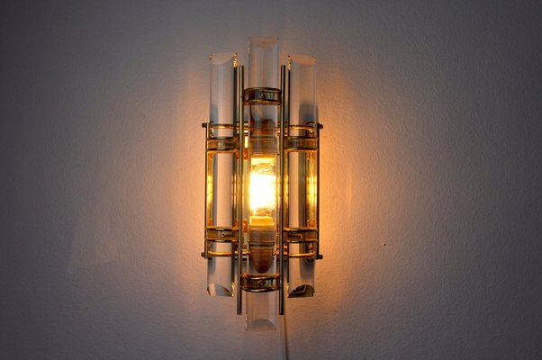 Italian Hollywood Regency Wall Light from Venini, 1970-EJE-960096