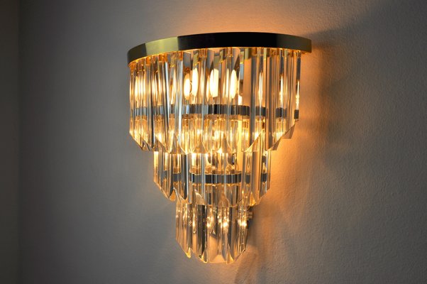 Italian Hollywood Regency Wall Light from Venini, 1970-EJE-960102