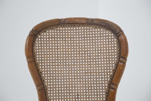 Italian Imitation Bamboo and Rattan Chairs by Giorgetti, Set of 4-RCE-1099512