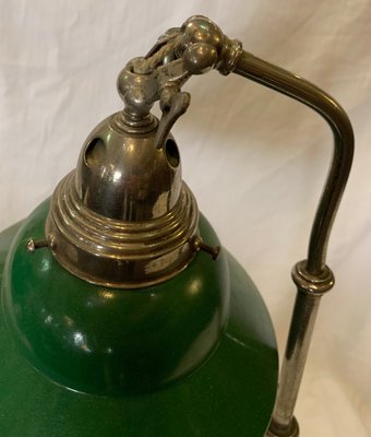 Italian Industrial Bakelite and Brass Table Lamp, 1930s-NUO-1784115