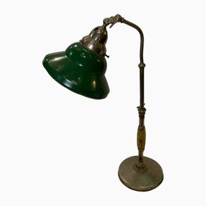 Italian Industrial Bakelite and Brass Table Lamp, 1930s-NUO-1784115