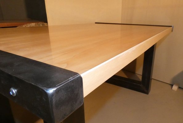 Italian Industrial Maple Dining Table from Officina di Ricerca, 1990s-ERB-858045