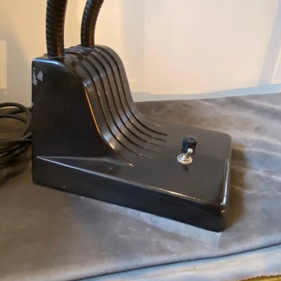 Italian Industrial Metal Desk Lamp, 1960s-NMK-1453532