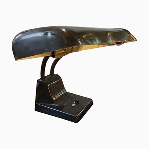 Italian Industrial Metal Desk Lamp, 1960s-NMK-1453532