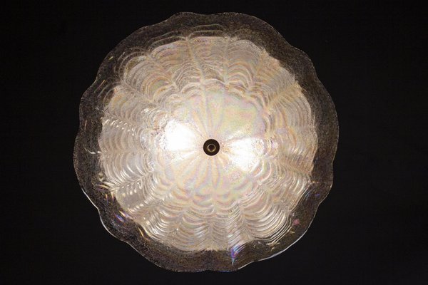 Italian Iridescent Murano Glass Ceiling Light, 1960-MBH-1031795