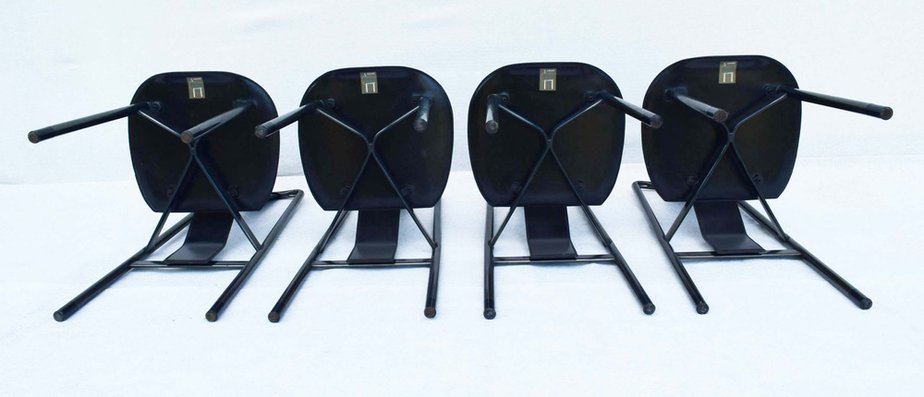 Italian Irma Chairs by Achille Castiglioni for Zanotta, 1979, Set of 4-WF-1445000