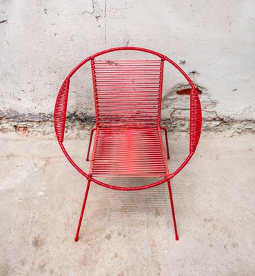 Italian Iron and Plastic Childrens Chairs, 1950s, Set of 2-VCV-664069