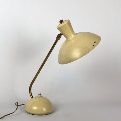 Italian Lacquer and Brass Table Lamp, 1950s-OT-838202